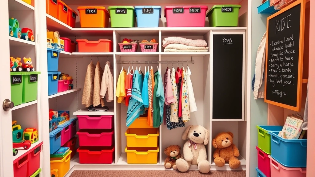14 Kids Closet Organization Ideas That Are Both Fun and Functional!
